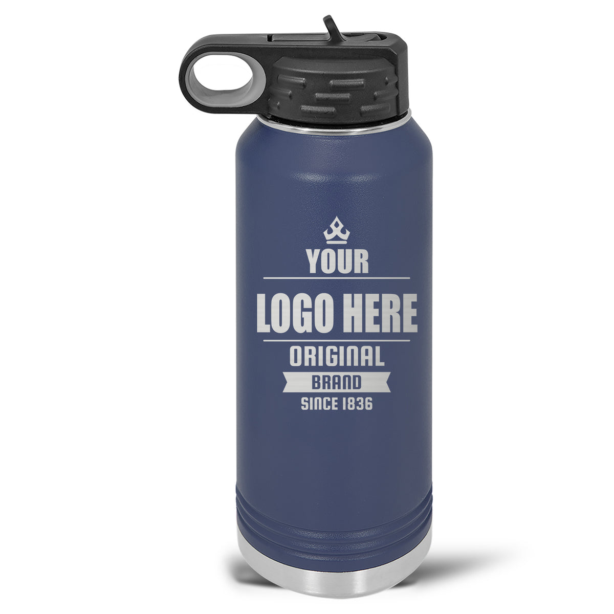 Your Business Logo Personalised on Metal Insulated Bottle